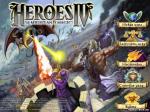 Меню "Heroes of Might and Magic IV"